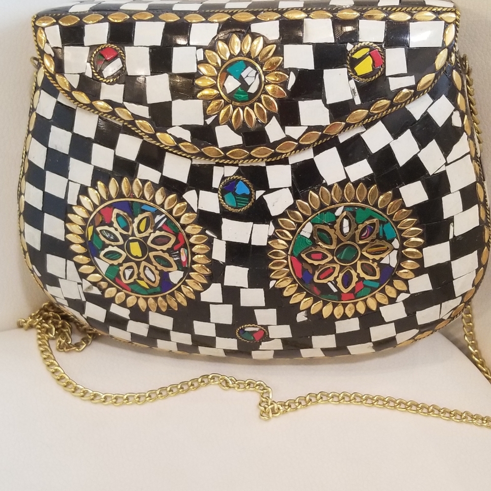 Handcrafted mosaic purse